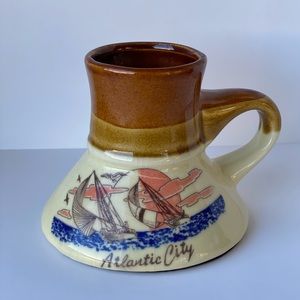 Vintage Atlantic City No Spill Ceramic Coffee Mug